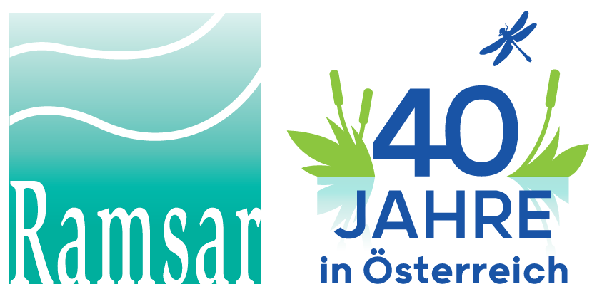 Ramsar Logo 40 Jahre in Österreich